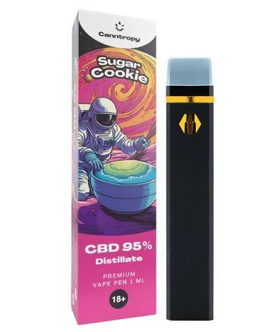 🌿Одноразовый ингалятор Canntropy Canntropy Sugar Cookie | 1 мл | 95% H4CBD