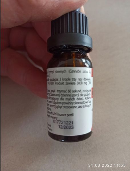 🌿 Конопляное масло CBD Pure 10% (1000 мг) Сертифицированный CBD-экстракт 10 мл