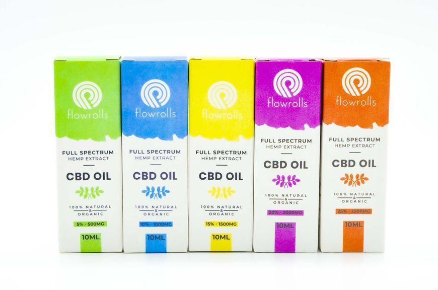 🌿 Олія КБД 40% Flowrolls Broad Spectrum 4000 мг CBD 10 мл (Польща) НФ-00015127 фото