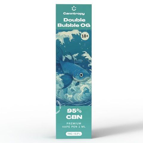 Canntropy CBN Vape Pen Double Bubble OG | Одноразовый ингалятор 1 мл | 95% CBN