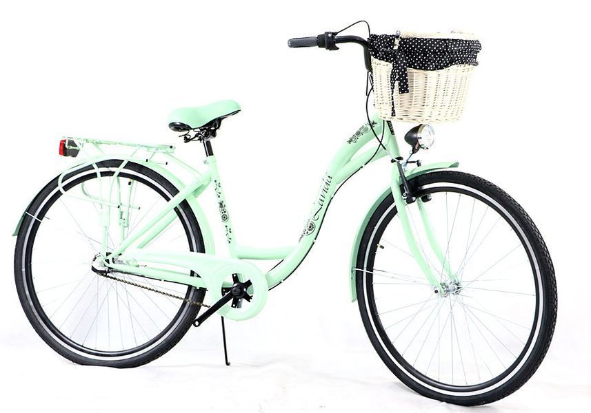 🚴&zwj;♀️ Велосипед женский городской Lavida CityLine 28 Nexus 3 Mint с корзиной Польша НФ-00000544 фото