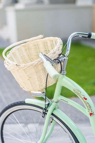 🚴&zwj;♀️Велосипед женский городской VANESSA 28 Mint с корзиной Польша НФ-00000795 фото