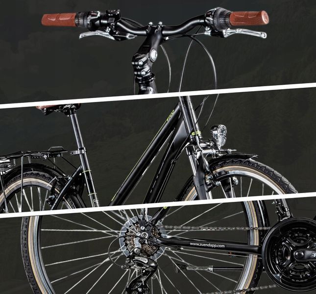 🚲 Женский трекинговый велосипед Zundapp T700 28" | 21 передача | Амортизатор | Shimano Altus 2598222366 фото