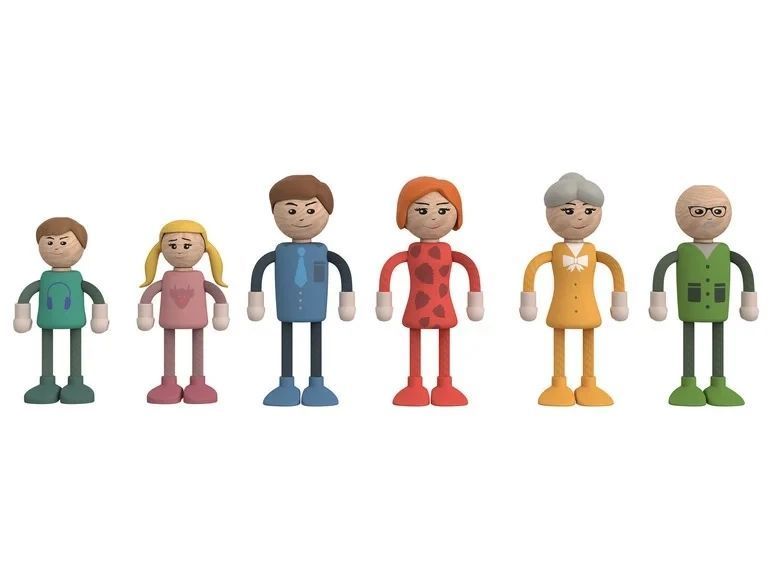 ✨Набор кукол PLAYTIVE&reg; для кукольного дома Германия