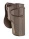 🛡️Кобура пластикова для Glock 17, 22, 31 Cytac R-Defender пісочна CY-G17G4F фото 1