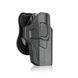 🛡️Кобура пластикова для Glock 17, 22, 31 Cytac R-Defender пісочна CY-G17G4F фото 8