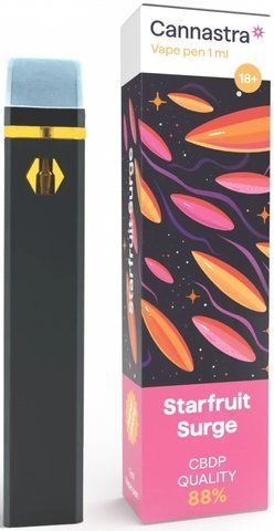 Cannastra CBDP Starfruit Surge 88% | 1 мл | Одноразовый ингалятор премиум качества