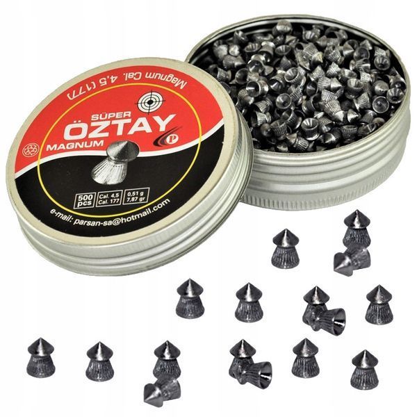 Кульки для пневматики Oztray Diablo 500 штук. 4,5 мм НФ-00015400 фото