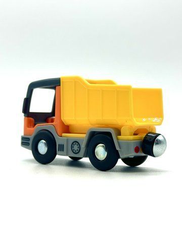🚛 Машинка-самосвал совместимость Playtive, Hape, Viga Toys, Ikea, Brio НФ-00015406 фото