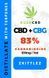 🌿 83% LIQUID дистилят CBD+CBG | CBN | ZKITTLEZ | Повний спектр