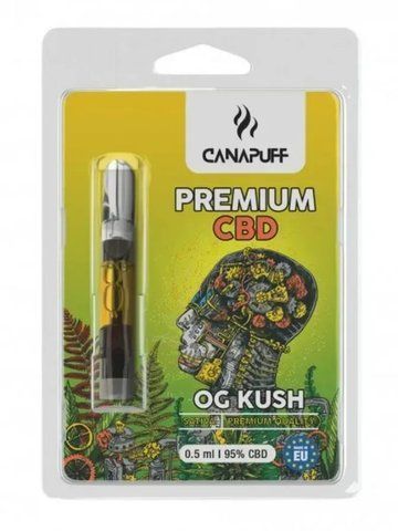 🌿 Картридж Canapuff OG Kush CBD 95% | 0.5 мл | 510 ОК-11215 фото