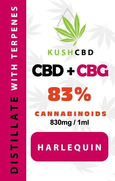 🌿 83% LIQUID дистиллят CBD + CBN CBG HARLEQUIN