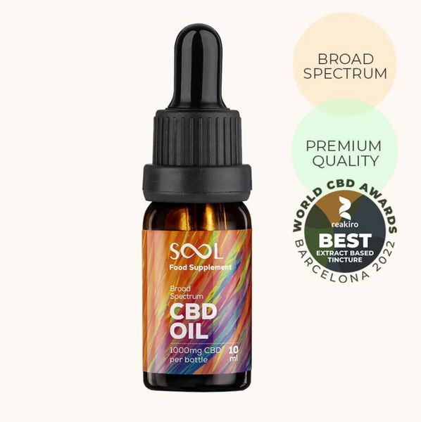 🌿 Масло КБД Medic CBD oil 10% 1000 мг 10 мл Польша НФ-00015228 фото