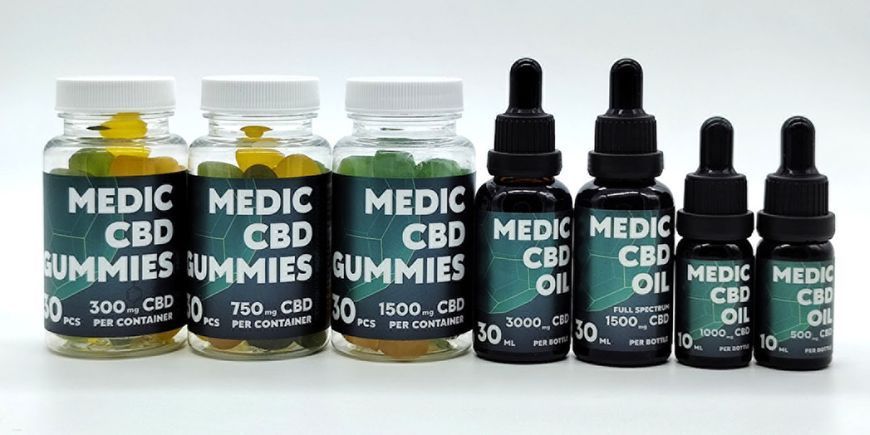 🌿 Масло КБД Medic CBD oil 10% 1000 мг 10 мл Польша НФ-00015228 фото