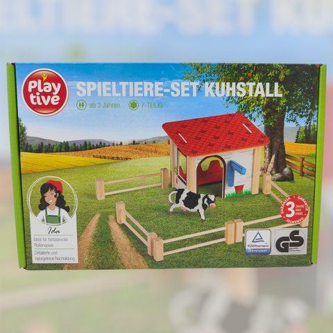 ✨ Playtive &laquo;Ферма&raquo; с фигурками Деревянный набор для детей