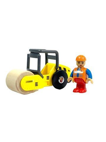Машинка каток для дерев'яної залізниці Playtive, Hape, Viga Toys, Ikea НФ-00910 фото