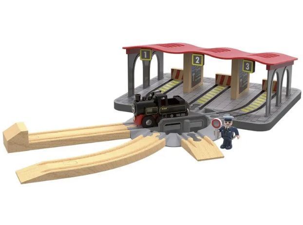 🚂 Мега набір дерев'яної залізниці PlayTive 272 ел Німеччина 2225527951 фото