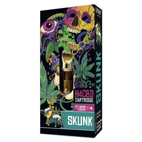 🌿 Картридж 510 Euphoria H4CBD Skunk | 97% H4CBD + Терпены | 1 мл НФ-11153 фото
