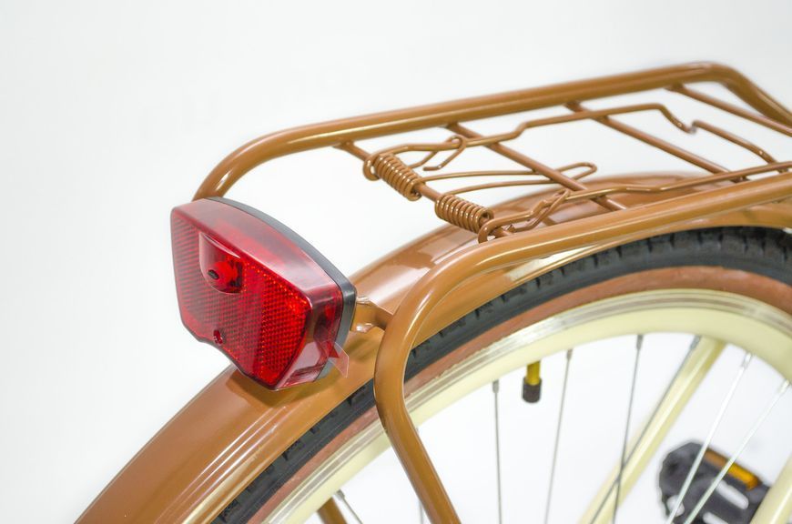 🚲Уцінка! Велосипед жіночий міський VANESSA 28 crem з кошиком Польща НФ-00000440 фото