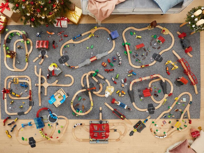 Дерев'яна залізниця Playtive Express city Німеччина, фото 4